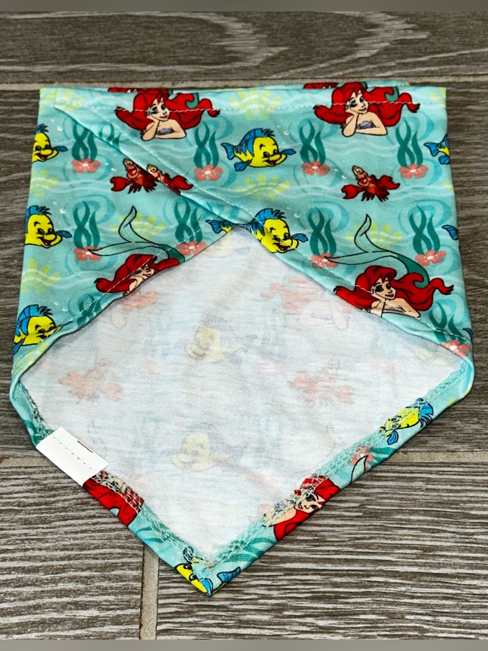 PetSmart Services Disney Princess The Little Mermaid Pet Bandana XS/S 21” Ariel - Picture 3 of 5